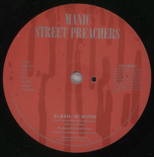 Manic Street Preachers Slash 'N' Burn UK 7